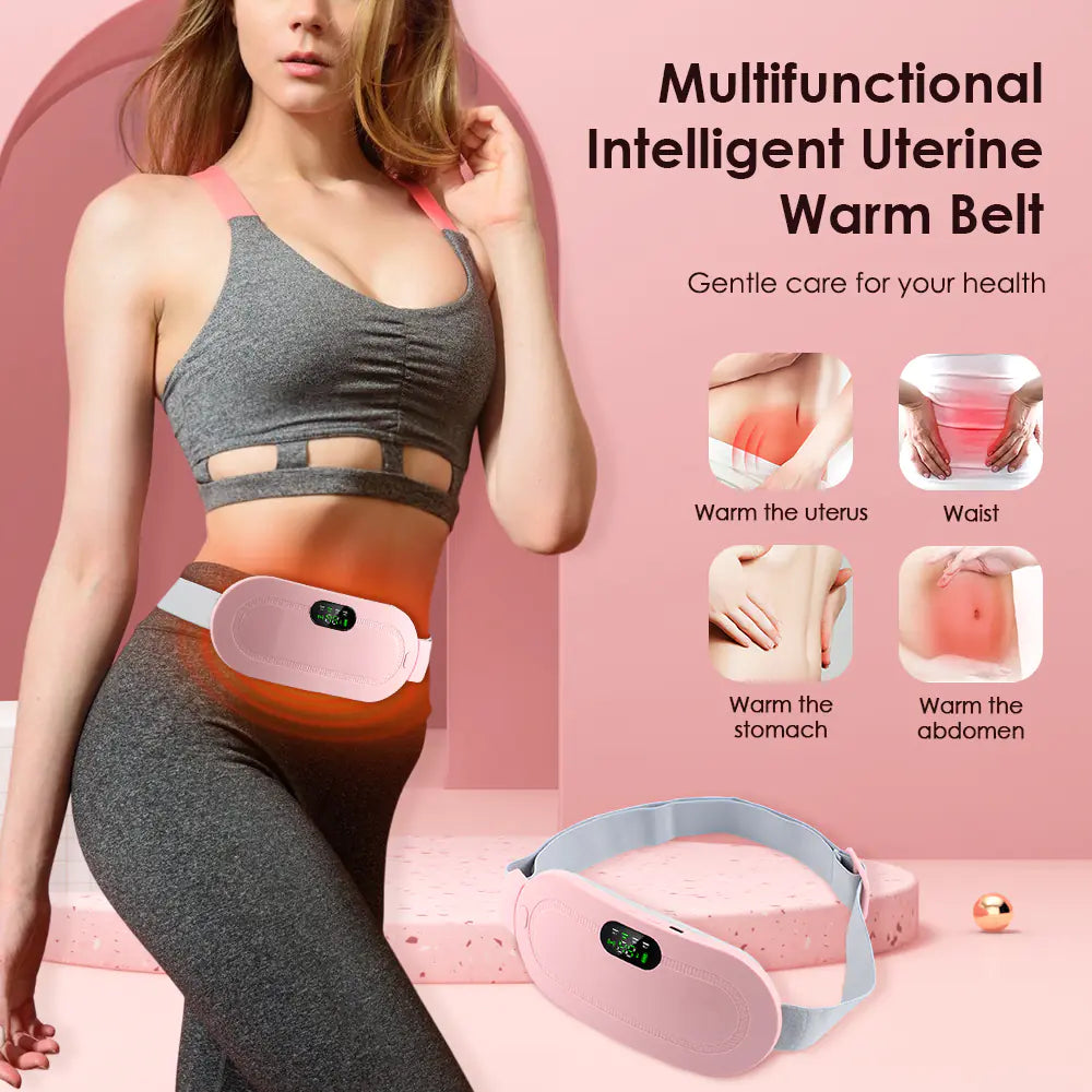Serava Relief Heat Belt for Menstrual Pain Relief and Massage